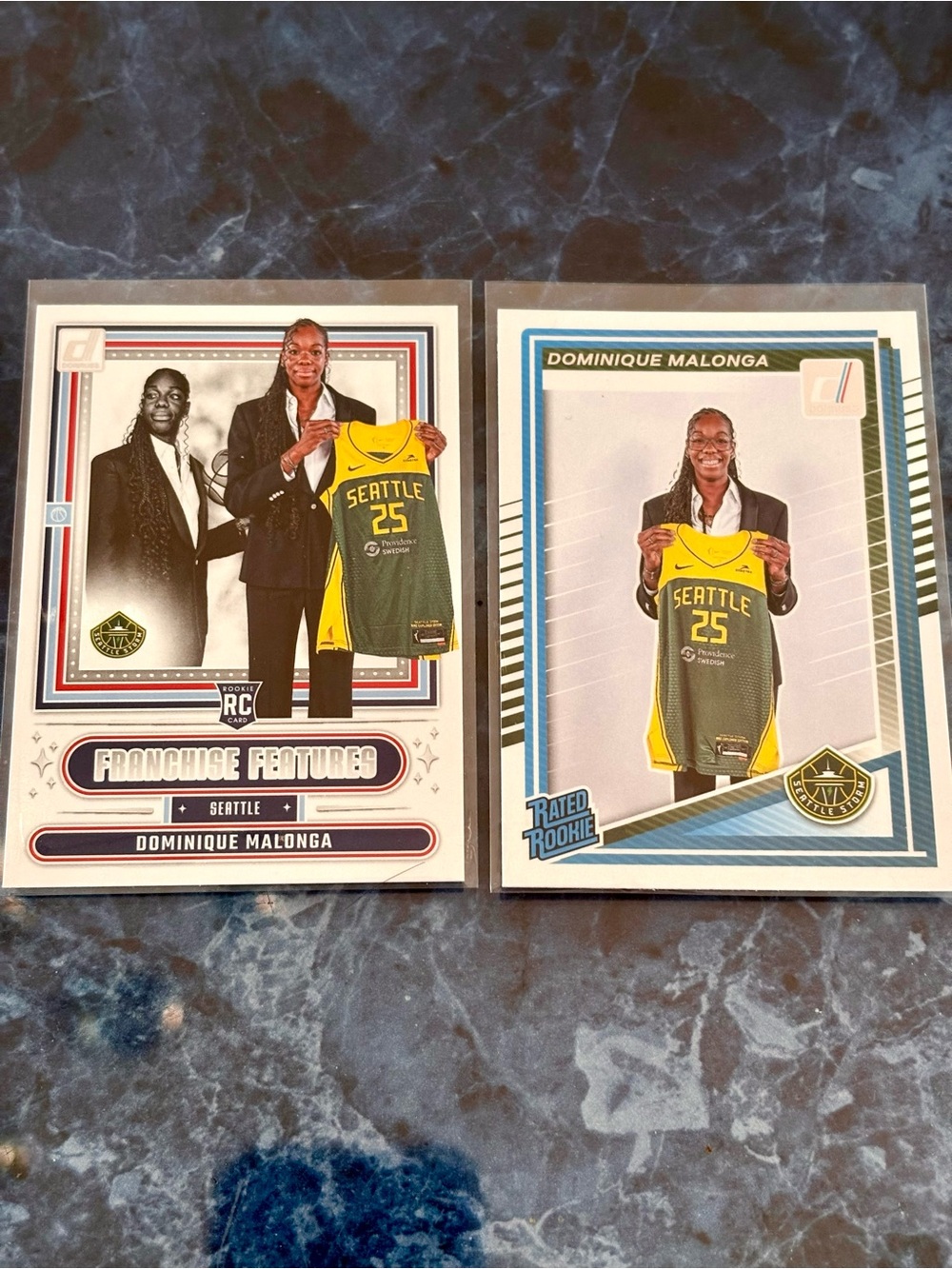 Dominique Malonga Rookie Basketball Cards Seattle Storm